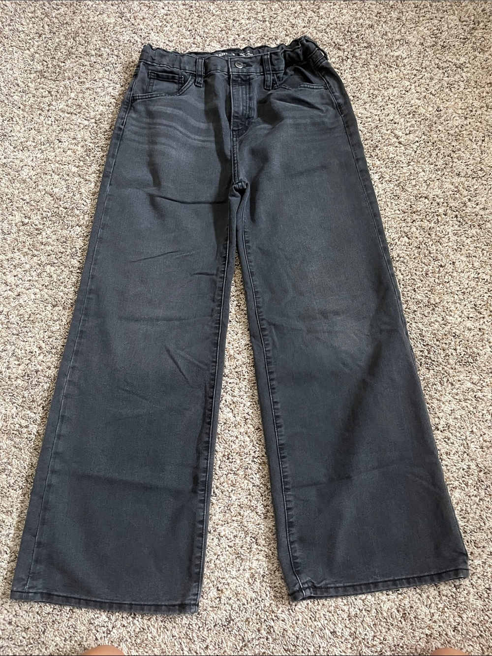 Old Navy Black Wide-Leg Kids Jeans